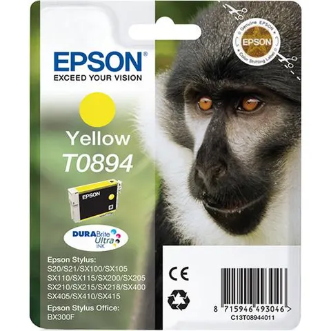 Epson Monkey T0894 DURABrite Ultra Single Yellow Ink – image 2