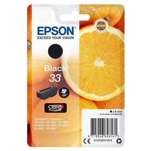 Epson Oranges 33 Claria Premium Single Black Ink – image 3