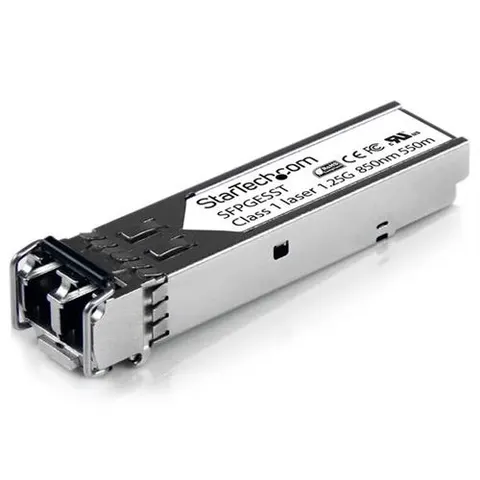 StarTech.com Cisco SFP-GE-S Compatible SFP Module - 1000BASE-SX - 1GbE Multimode Fiber MMF Optic Transceiver - 1GE Gigabit Ethernet SFP - LC 550m - 850nm - DDM  – image 2