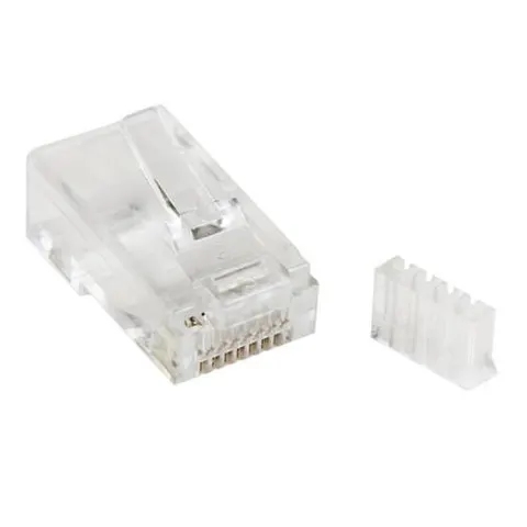 StarTech.com Cat 6 RJ45 Modular Plug for Solid Wire - 50 Pack Transparent RoHS 50.5 g 50 pc(s) 126 mm 102 mm – image 2