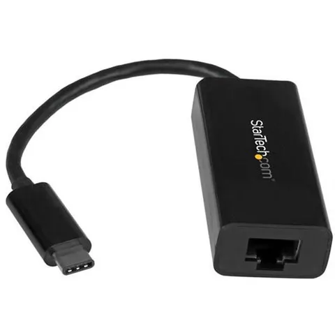 StarTech.com USB-C to Gigabit Ethernet Adapter Black Thunderbolt 3 / 4 Compatible Windows & Mac RJ45 LAN Network Converter – image 2