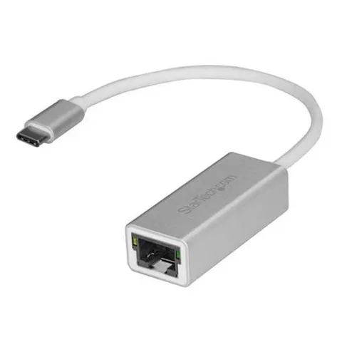 StarTech.com USB-C to Gigabit Ethernet Adapter Aluminum Thunderbolt 3 / 4 Compatible USB Type C Network Adapter – image 2