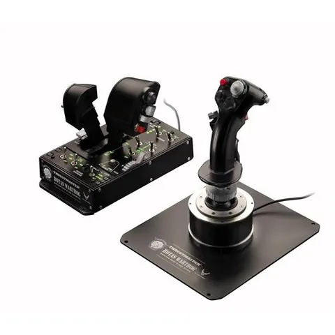 Thrustmaster Hotas Warthog. Device type: Joystick Gaming platforms supported: PC. Connectivity technology: Wired Device interface: USB. Product colour: Black. P – image 2