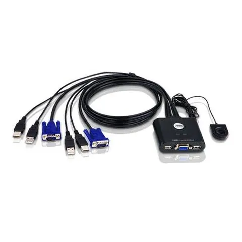 ATEN CS22U KVM switch Black – image 3