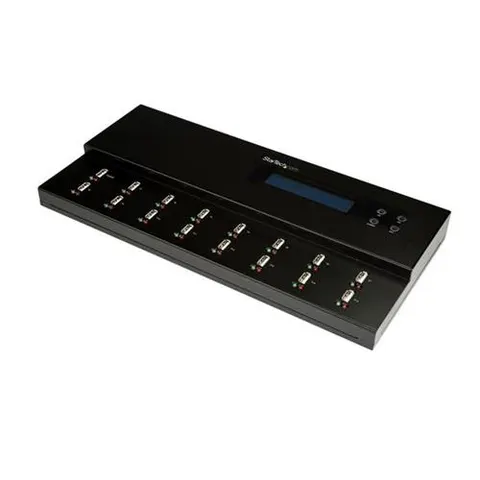 StarTech.com Standalone 1 to 15 USB Thumb Drive Duplicator and Eraser Multiple USB Flash Drive Copier System and File and Whole-Drive Copy at 1.5 GB/min Single  – image 2