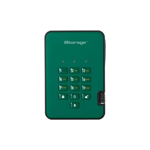 iStorage diskAshur² SSD 256GB Green | Secure Portable Solid State Driv – image 2