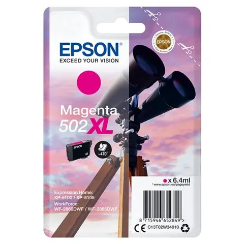 Epson Singlepack Magenta 502XL Ink – image 3