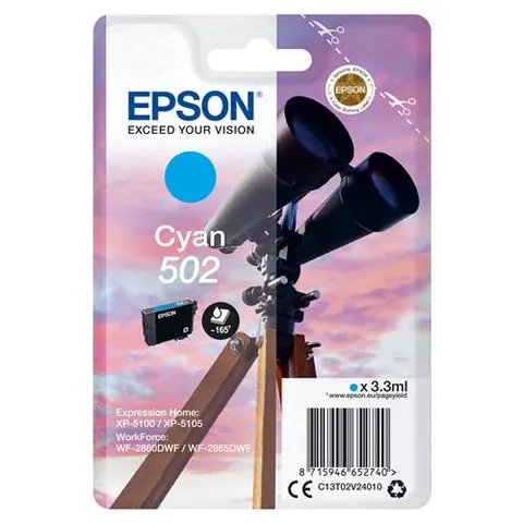 Epson Singlepack Cyan 502 Ink – image 2