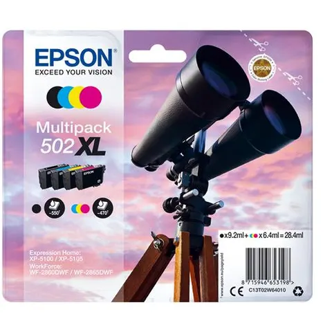 Epson Multipack 4-colours 502XL Ink – image 2