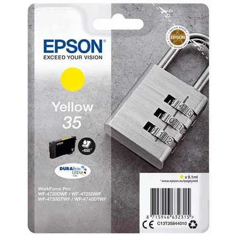 Epson Padlock 35 DURABrite Ultra Single Yellow Ink – image 2