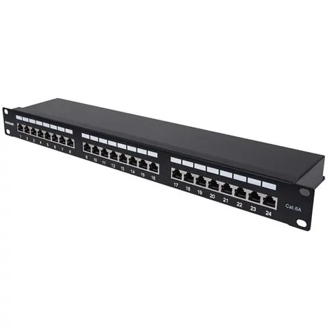 INTELLINET "INT 720861 - 19"" Patch Panel 24 Port Cat.6A" – image 3