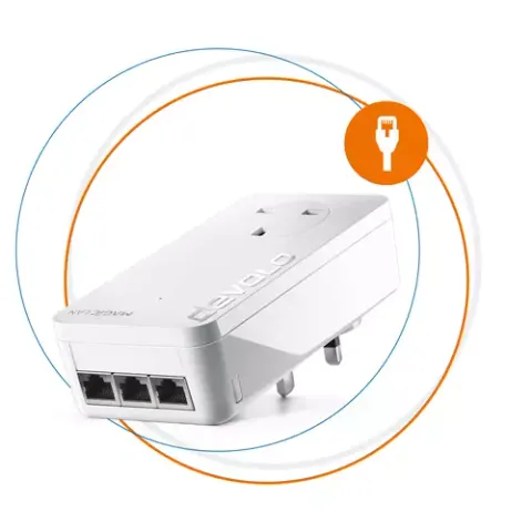 Devolo 8504 PowerLine network adapter 2400 Mbit/s Ethernet LAN White 1 – image 2