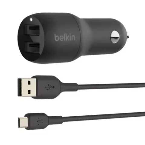 Belkin BoostCharge Smartphone Black Cigar lighter Auto – image 2