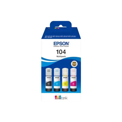 Epson 104 EcoTank 4-colour Multipack – Black – image 2