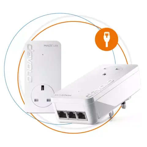 Devolo Magic 2 LAN triple 2400 Mbit/s Ethernet LAN White – image 2