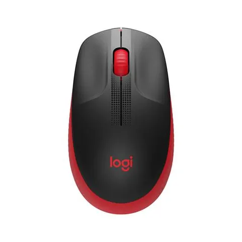 Logitech M190 Full-size wireless mouse Ambidextrous Optical RF Wireless 1000 DPI Red – image 2