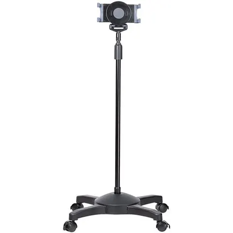 StarTech.com Mobile Tablet Stand with Lockable Wheels - Height Adjustable Cart - Universal Rolling Floor Stand for Tablets from 7 to 11 inch Portable Tablet Sta – image 2