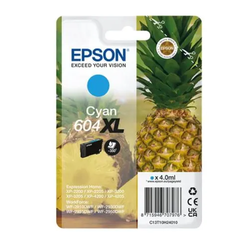 Epson Singlepack Cyan 604XL Ink – image 3