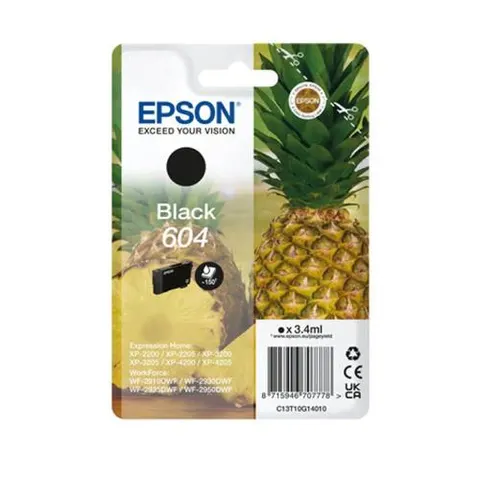Epson 604 Pineapple Singlepack Black Ink – image 3