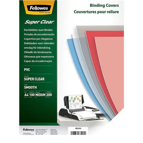 Fellowes BNDG COVERS 200M PET PK100 – image 3