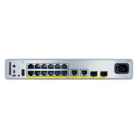 Cisco C9200CX-12P-2X2G-E network switch Managed Gigabit Ethernet – image 2