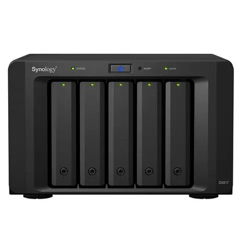 Synology DX517 disk array 0 TB Desktop Black – image 2