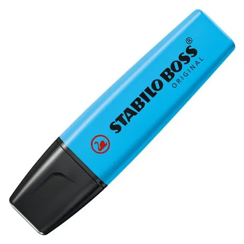 STABILO BOSS ORIGINAL marker 1 pc(s) Chisel tip Blue – image 2