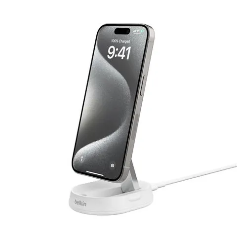 Belkin MagSafe Compatible Folding Wireless Charger Qi2 White – image 3