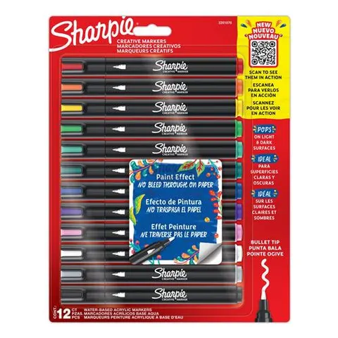 Sharpie Bullet Tip Creative Markers - 12 Pack – image 2