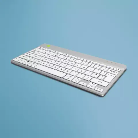 R-Go Tools Ergonomic keyboard R-Go Compact Break compact keyboard with break software QWERTY (UK) Bluetooth white – image 2