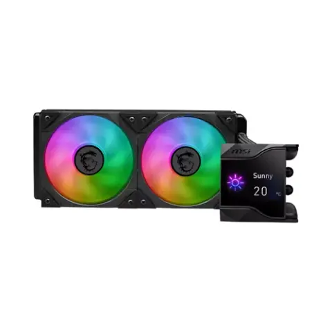 MSI MPG Coreliquid D240 Processor Liquid cooling kit 12 cm Black 1 pc( – image 2