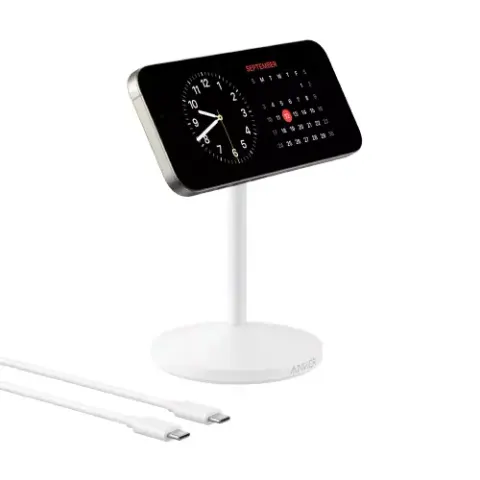 Anker MagGo Qi2 15W Wireless Charging Stand - White – image 2