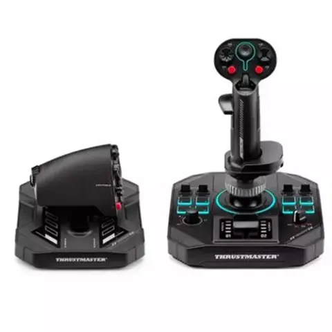 Thrustmaster Sol-R 4 HOTAS Black USB Joystick + engine control lever Analogue / Digital PC – image 2