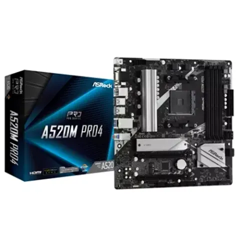 Asrock A520M PRO4 motherboard Socket AM4 micro ATX – image 2