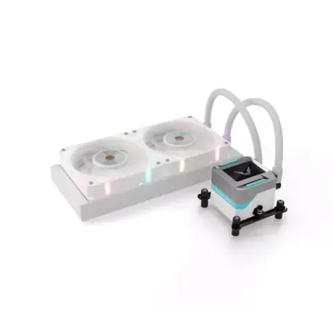 Valkyrie Syn 240 ARGB Processor All-in-one liquid cooler 24 cm White – image 2