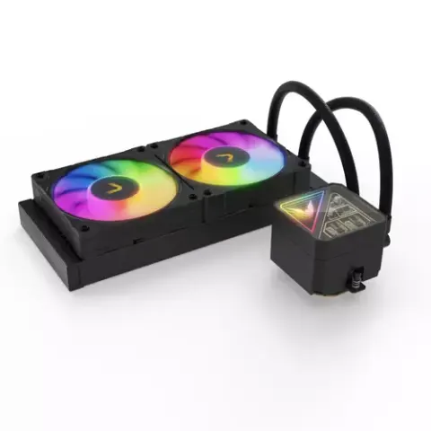 Valkyrie V240 Lite Processor All-in-one liquid cooler 24 cm Black – image 2