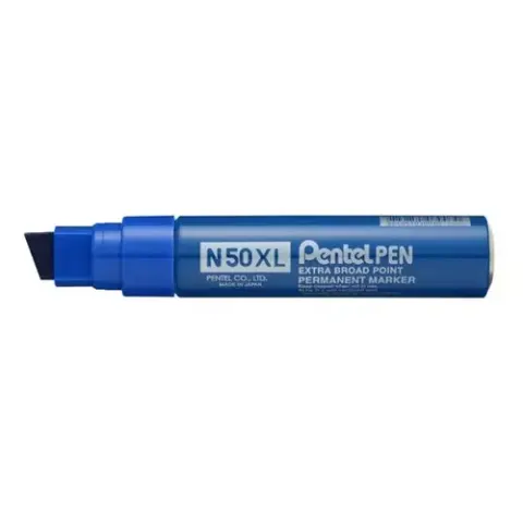 Pentel N50XL permanent marker Chisel tip Blue 6 pc(s) – image 2