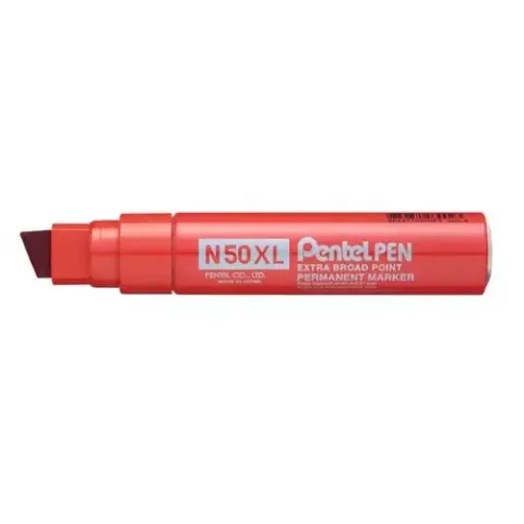 Pentel N50XL permanent marker Chisel tip Red 6 pc(s) – image 3