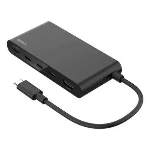 Belkin AVC021HQBK interface hub USB Type-C 10000 Mbit/s Black – image 2