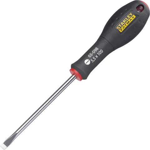Stanley FatMax Flared Slotted Screwdriver – Black/Red – image 3