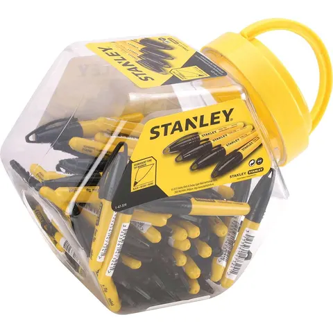 Stanley Mini Fine Tip Marker Pen Tub – Black – image 4