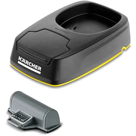 Karcher Genuine WV 5 Charging Station and Replaceable Battery – black – image 2