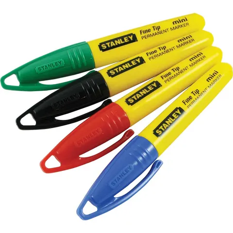 Stanley 4 Piece Mini Fine Tip Marker Pen Set – image 4