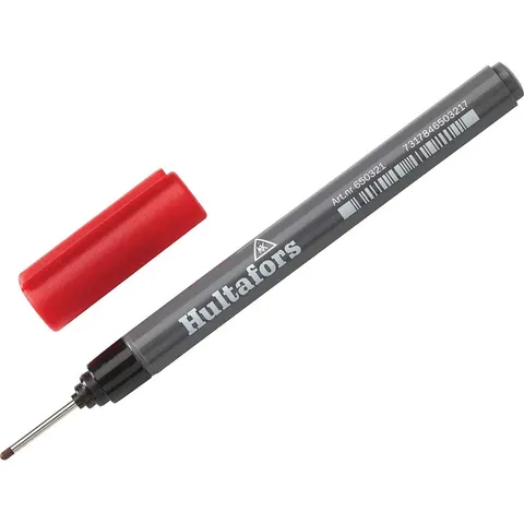 Hultafors Deep Hole Permanent Marker Pen – RED – image 4