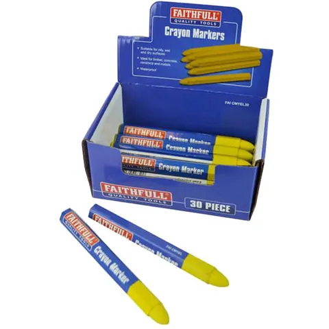 Faithfull Marker Crayons – Yellow – image 3