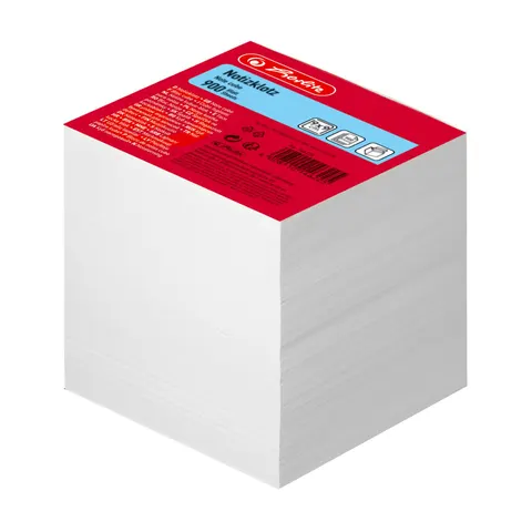 herlitz Notizzettel 9,0 x 9,0 cm, weiß – Bild 3