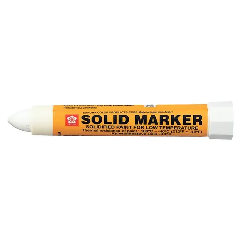 Sakura Solid Industriemarker weiß, 1 St. – Bild 2