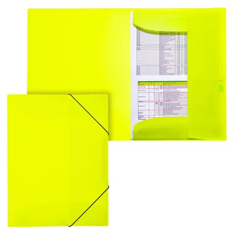 HERMA Zeichenmappe Neon A3 neon-gelb – Bild 2