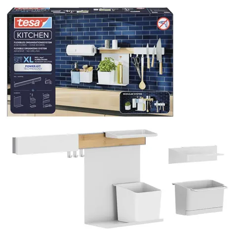 tesa Küchenorganizer Set XL weiß – Bild 3