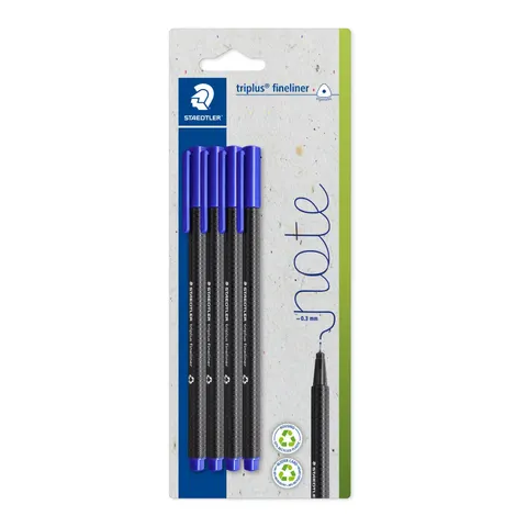 STAEDTLER triplus® Fineliner Blau – Bild 2